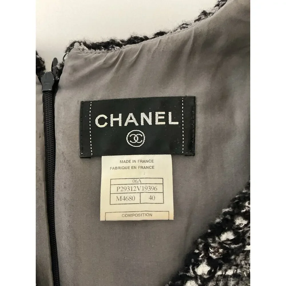 CHANEL tweed dress